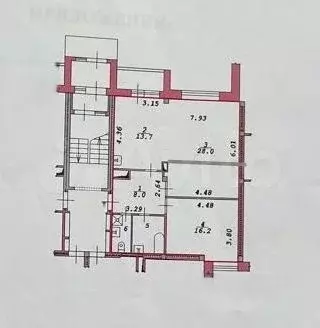3-к. квартира, 73 м, 1/4 эт. - Фото 0