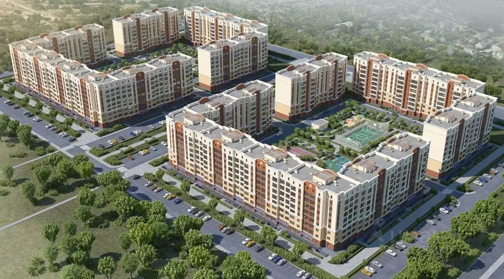 1-к кв. Крым, Евпатория Победа жилой комплекс (36.04 м) - Фото 0