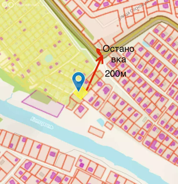 Участок в посёлок Красные Ткачи, Красная улица (9 м) - Фото 1