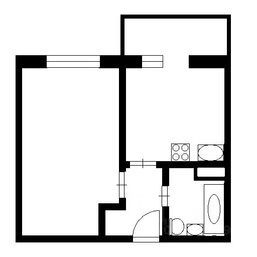 1-к кв. Санкт-Петербург ул. Плесецкая, 20к1 (35.2 м) - Фото 2