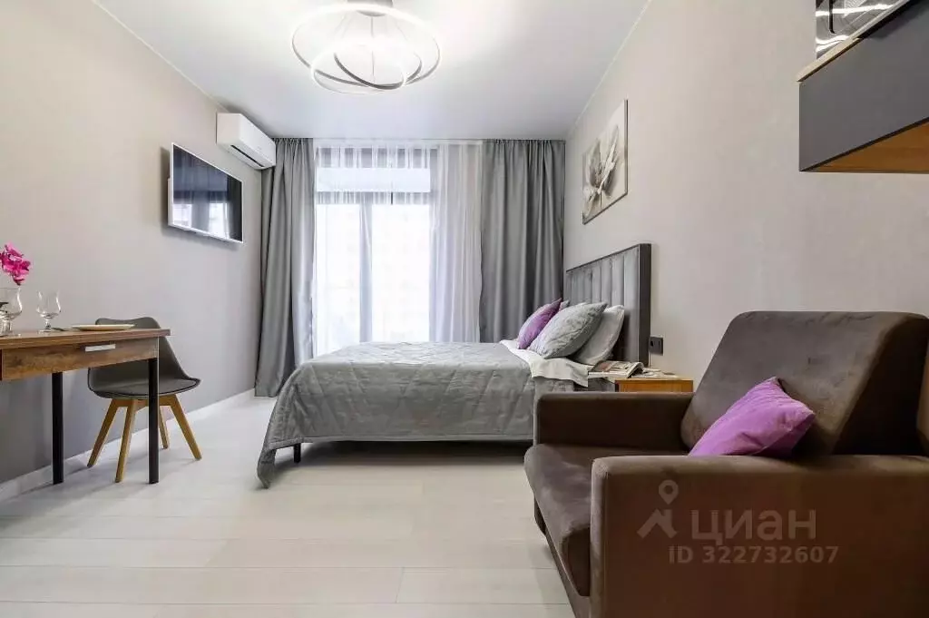 1-к кв. Краснодарский край, Сочи Бытха мкр, ул. Ясногорская, 16/2 ... - Фото 1