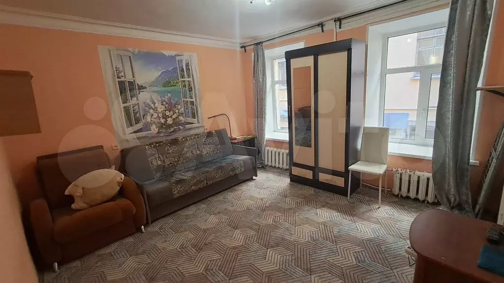 1-к. квартира, 40 м, 2/5 эт. - Фото 1