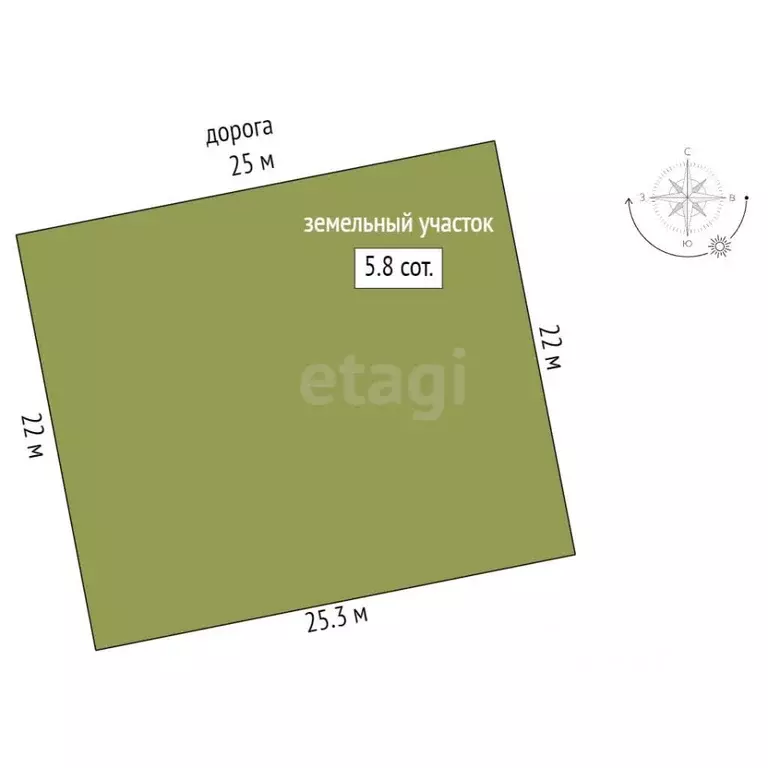 Участок в Ростовская область, Багаевский район, Манычское с/пос, ... - Фото 2