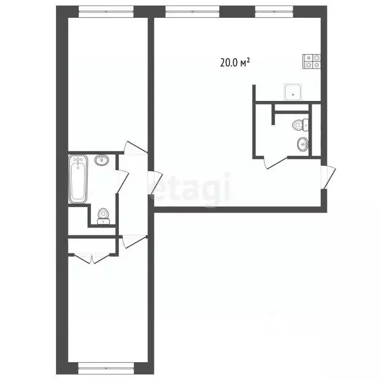 3-к кв. Москва Внуковское поселение, ул. Анны Ахматовой, 16 (81.2 м) - Фото 2