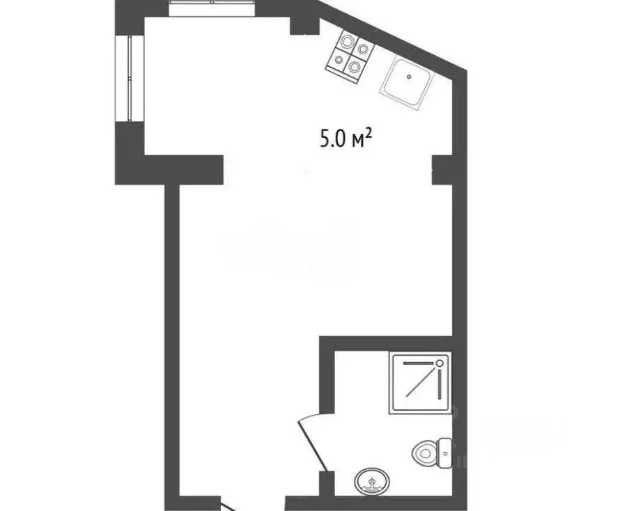 Студия Севастополь ул. Челнокова, 19Ак2 (26.0 м) - Фото 2