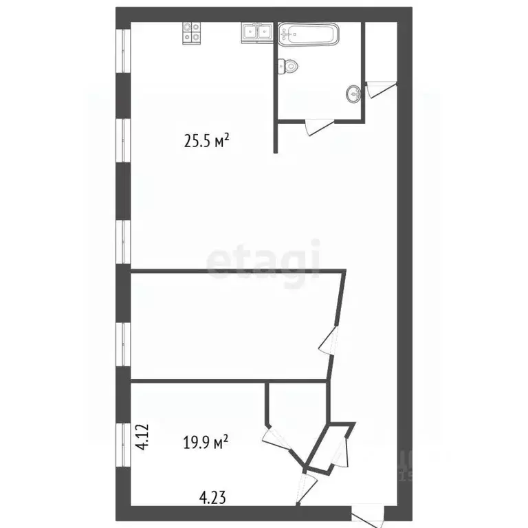 3-к кв. Санкт-Петербург наб. Реки Фонтанки, 84 (72.0 м) - Фото 2
