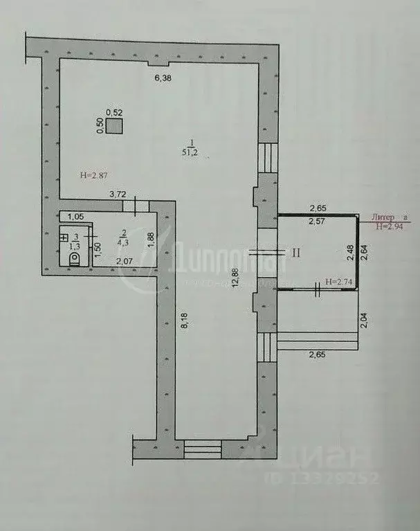 Торговая площадь в Курганская область, Курган ул. Ленина, 26 (57 м) - Фото 2