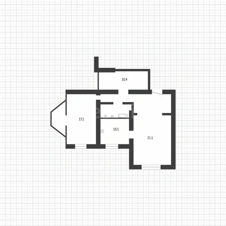 3-к кв. Белгородская область, Белгород ул. Есенина, 32 (79.2 м) - Фото 2