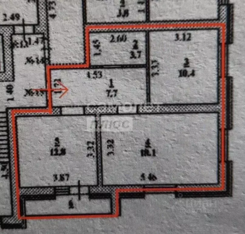 2-к кв. Липецкая область, Липецк ул. Нахимова, 5 (52.7 м) - Фото 1