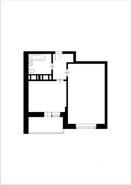 1-к кв. Санкт-Петербург ул. Плесецкая, 10 (33.9 м) - Фото 2
