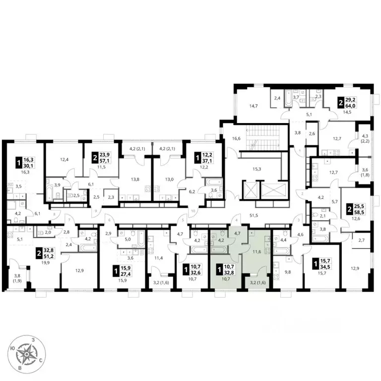 1-к кв. Москва 1-й Ясеневский жилой комплекс (32.8 м) - Фото 2