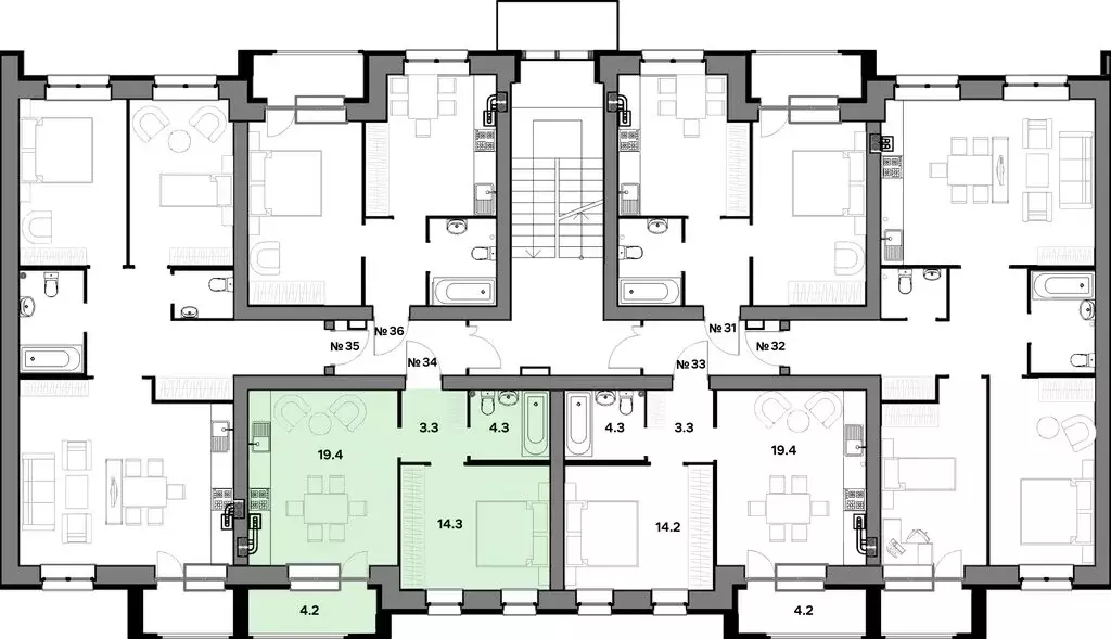 1-комнатная квартира: Ярославль, улица Шевелюха, 130 (45.5 м) - Фото 1