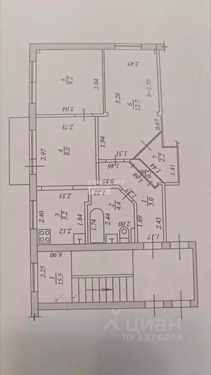 2-к кв. Архангельская область, Коряжма ул. Набережная им. Н. ... - Фото 2