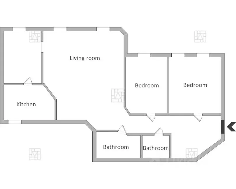 3-к кв. Москва Пожарский пер., 8 (115.0 м) - Фото 2