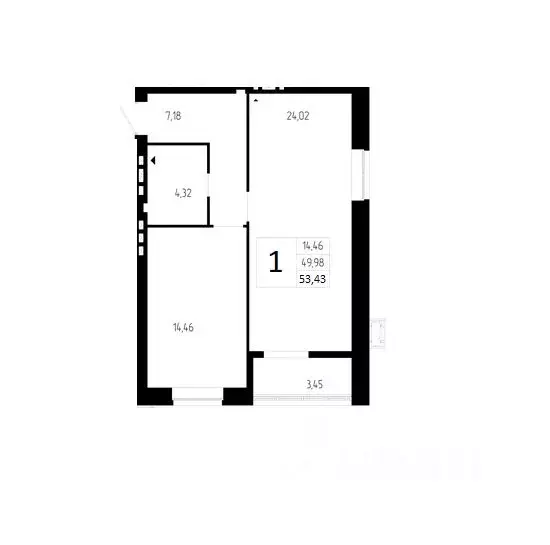 1-к кв. Волгоградская область, Волгоград бул. 30-летия Победы, 19В ... - Фото 1