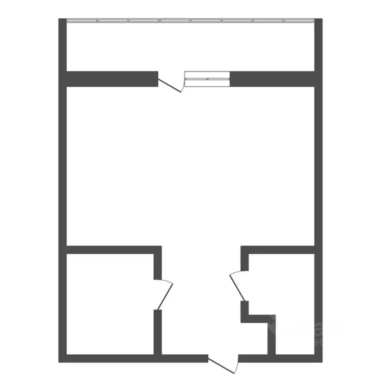 Студия Тюменская область, Тюмень ул. Новоселов, 107к1 (26.0 м) - Фото 2