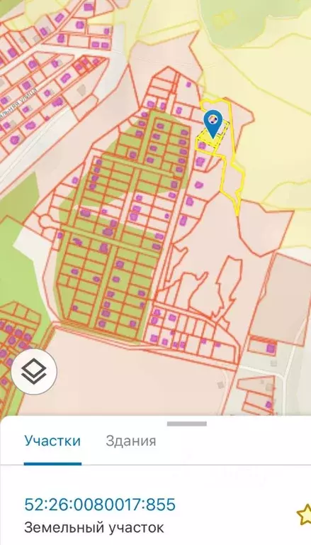 Участок в Нижегородская область, Кстово ул. Лучистая, 22 (20.8 сот.) - Фото 2