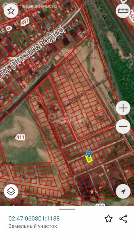 Участок в Уфимский район, Зубовский сельсовет, село Нижегородка (8.2 ... - Фото 1