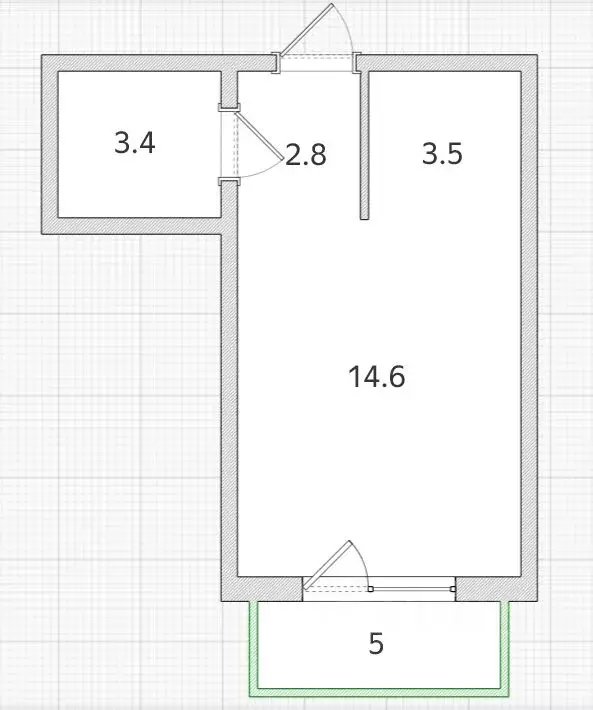 Студия Иркутская область, Иркутский муниципальный округ, Маркова рп, ... - Фото 2