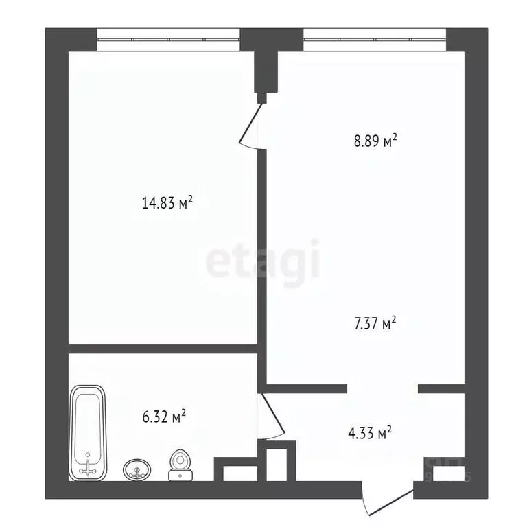 1-к кв. Москва ул. 4-я Марьиной рощи, 10 (41.7 м) - Фото 2