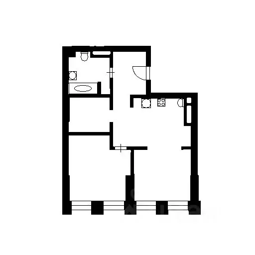 2-к кв. Москва Шмитовский проезд, 39к1 (55.0 м) - Фото 2