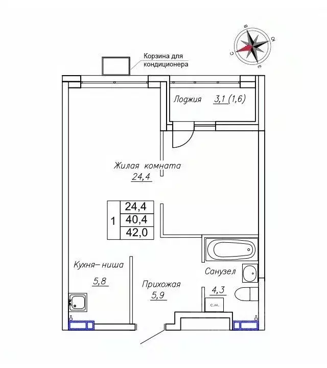 1-к кв. Приморский край, Надеждинский район, пос. Новый ул. Ленина, ... - Фото 1