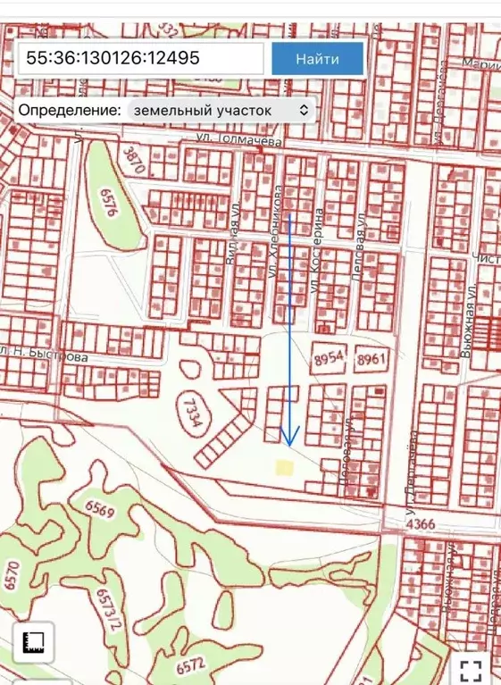 Участок в Омская область, Омск ул. Костерина (7.35 сот.) - Фото 1