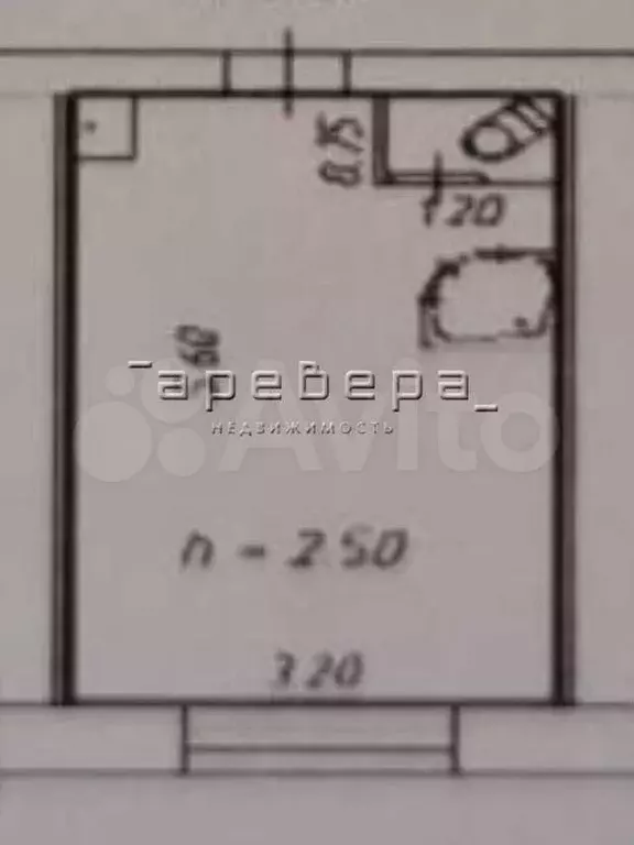 Квартира-студия, 17,8 м, 2/5 эт. - Фото 0
