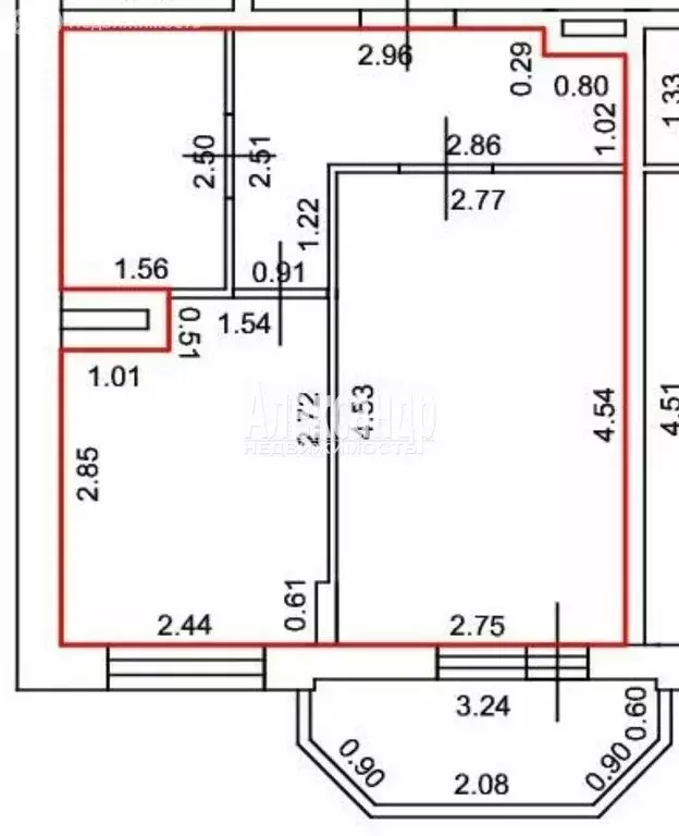 1-комнатная квартира: Всеволожск, шоссе Дорога Жизни, 7к1 (30.2 м) - Фото 1