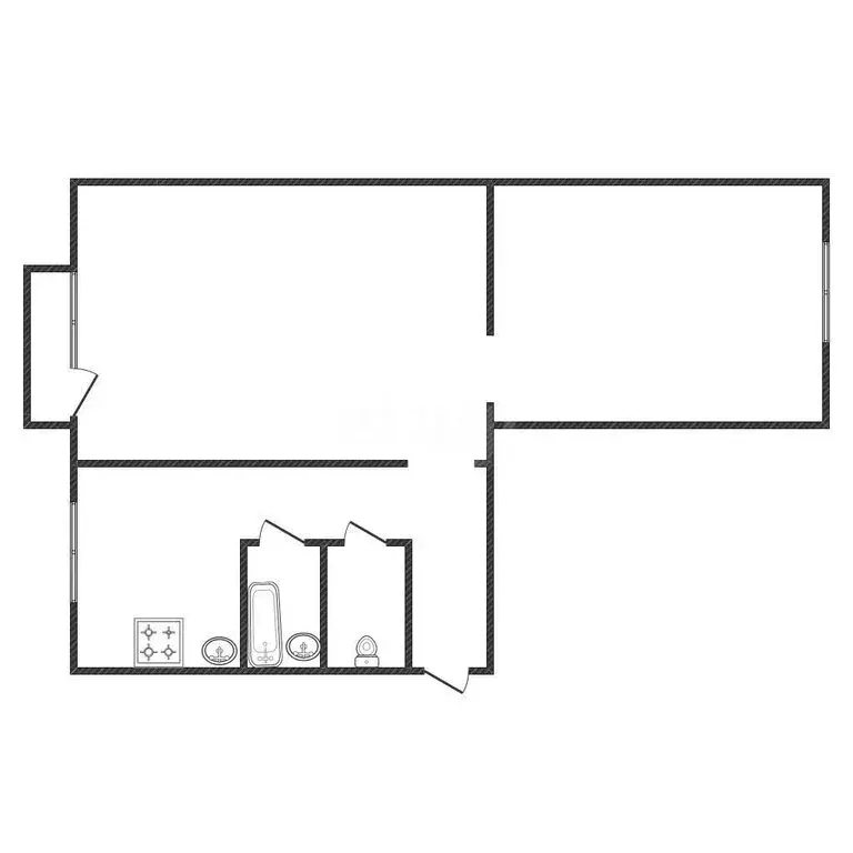 2-комнатная квартира: Бийск, Красная улица, 81 (45.3 м) - Фото 1