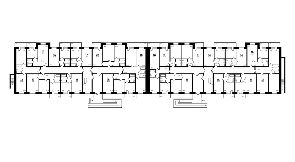 2-к квартира, 57.4 м - Фото 1