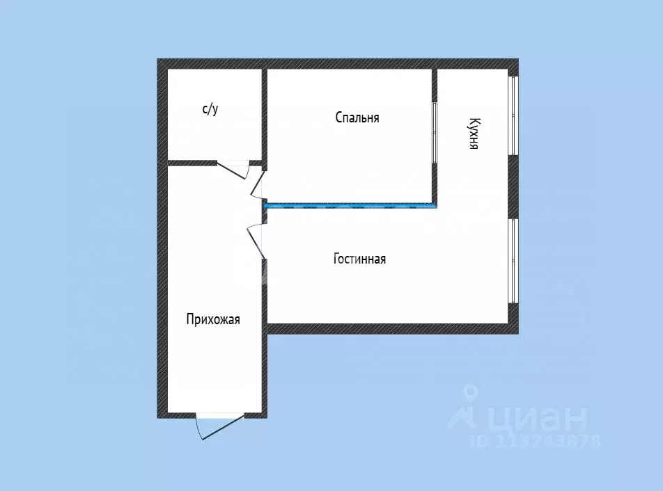 1-к кв. Дагестан, Махачкала ул. Абдулхакима Исмаилова, 46А (55.0 м) - Фото 2