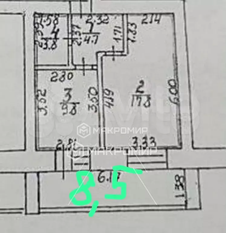 1-к. квартира, 44 м, 4/9 эт. - Фото 0