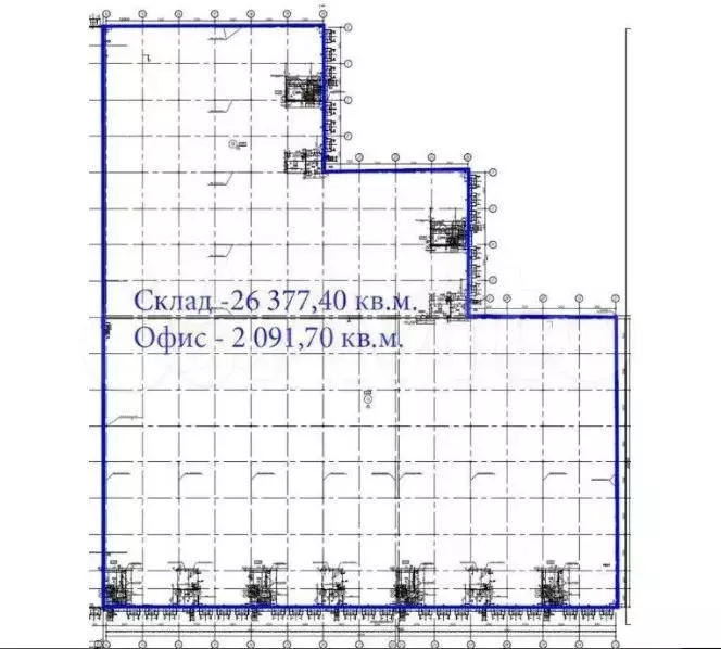 Склад 28000 м класс А - Фото 0