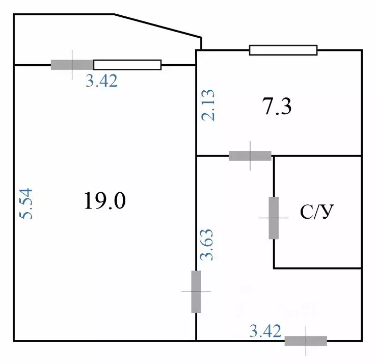 1-к кв. Москва ул. Лавриненко, 3А (37.7 м) - Фото 2