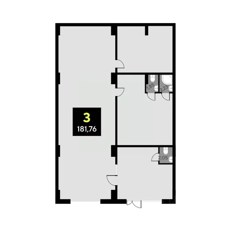 Офис в Тюменская область, Тюмень ул. Пожарных и Спасателей, 8 (182 м) - Фото 1