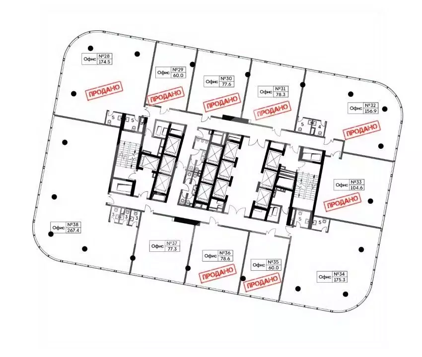 Помещение свободного назначения в Москва Ходынский бул., 4/1 (267 м) - Фото 2