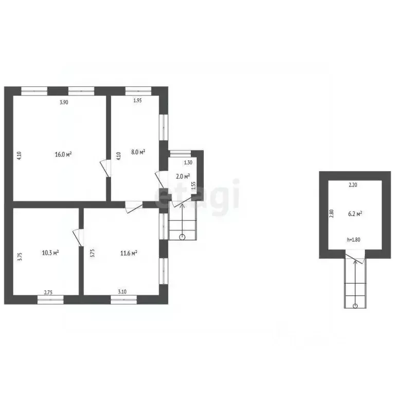Дом в Ставропольский край, Предгорный муниципальный округ, с. Садовое ... - Фото 1