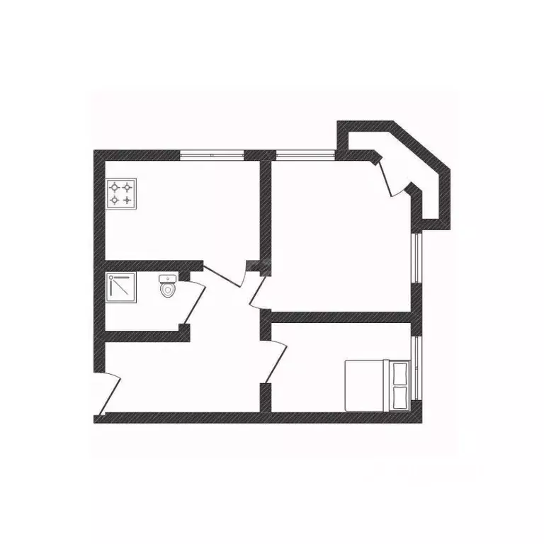 2-к кв. Смоленская область, Смоленск ул. Крупской, 57 (56.1 м) - Фото 1