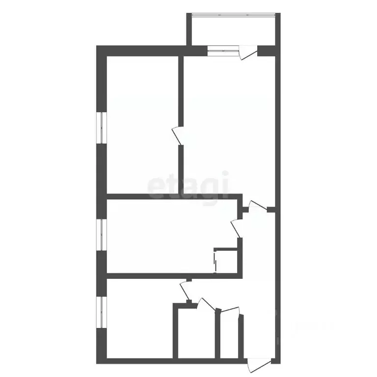 3-к кв. Амурская область, Райчихинск Музыкальная ул., 20 (56.6 м) - Фото 2