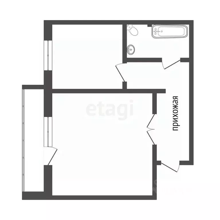 1-к кв. Бурятия, Улан-Удэ ул. Жердева, 42Бк1 (38.6 м) - Фото 0