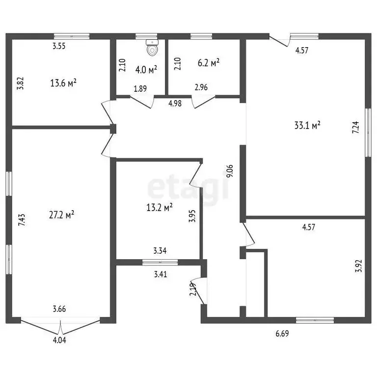 Дом в микрорайон Таврово-6, Октябрьская улица (138 м) - Фото 1
