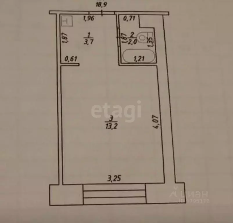 Студия Татарстан, Казань ул. Восстания, 24 (18.9 м) - Фото 2