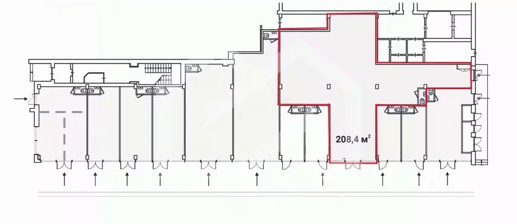 Помещение свободного назначения в Москва Коровинское ш., 1А (208 м) - Фото 2