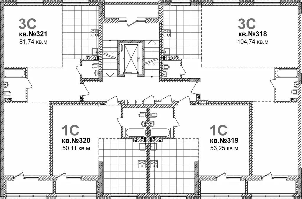 Студия Новосибирская область, Новосибирск Садовая ул., 17 (50.04 м) - Фото 1