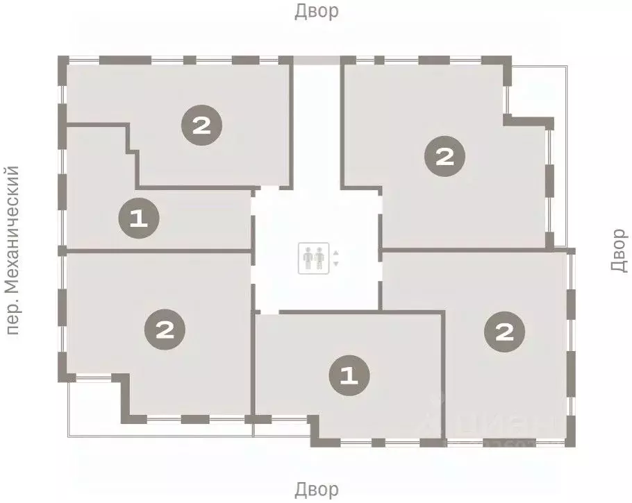 1-к кв. Свердловская область, Екатеринбург ул. Войкова, 15 (44.03 м) - Фото 1