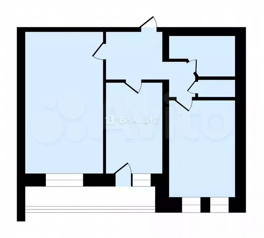 2-к. квартира, 60 м, 7/8 эт. - Фото 0