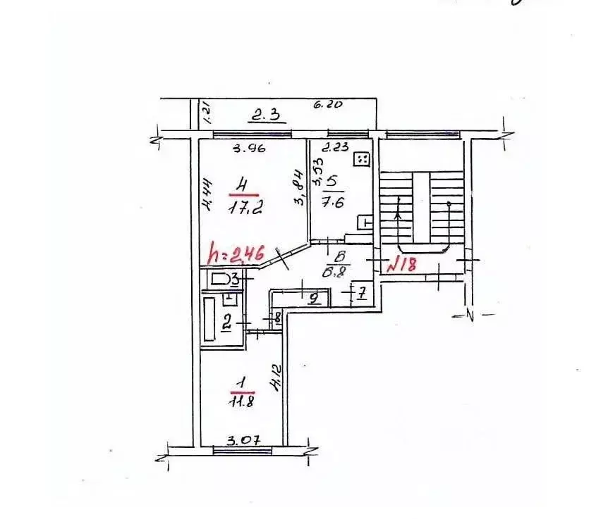 2-к кв. Псковская область, Гдов ул. Никитина, 34А (49.6 м) - Фото 2