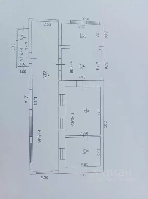 Дом в Саратовская область, Саратов Охотная ул., 27 (57 м) - Фото 1