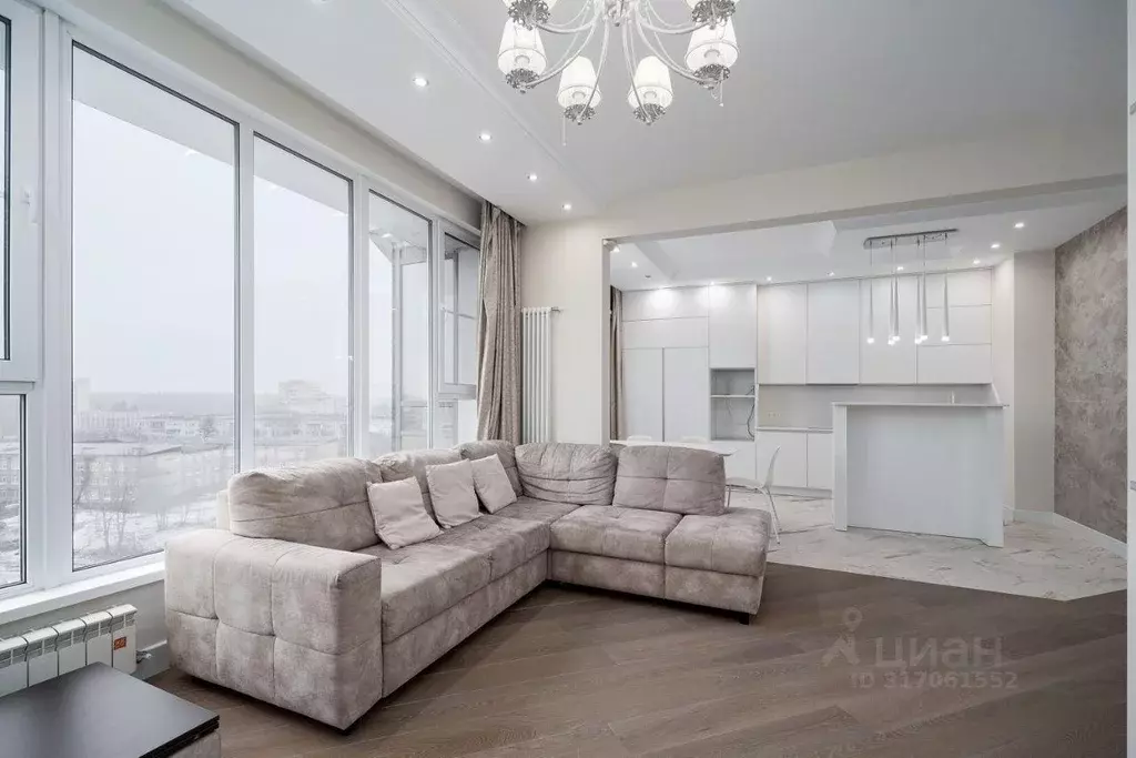 Квартира, 3 комнаты, 102.4 м - Фото 0